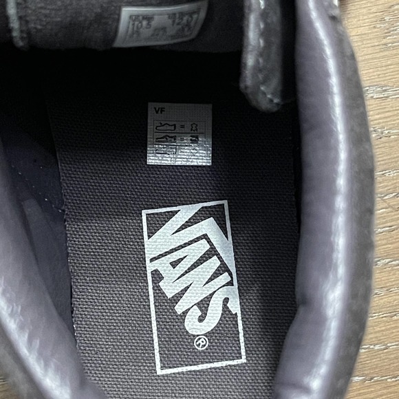 Vans Sneakers Unisex M10.5/W12 Gray SK8 Hi HEIQ Eco Dry Dupont Skater - Picture 4 of 7